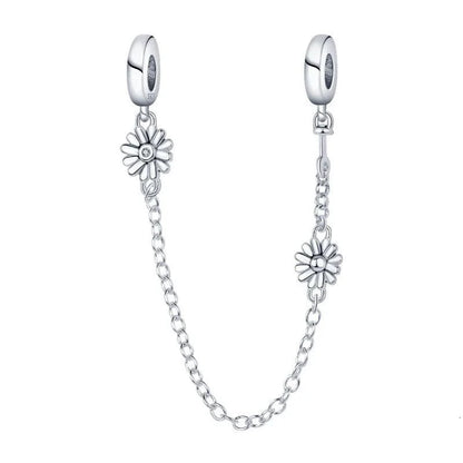 Daisey Safety Chain Charms for Pandora Bracelet