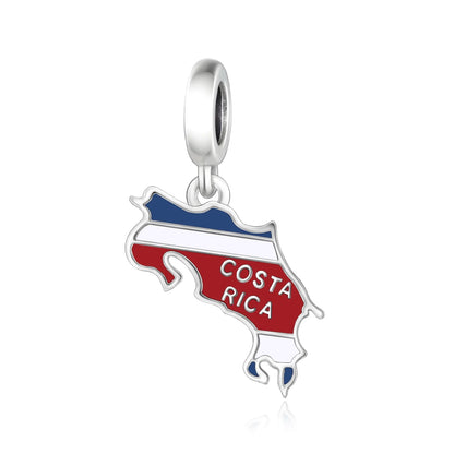Costa Rica Country Charm Bracelet: Pandora Travel Charms