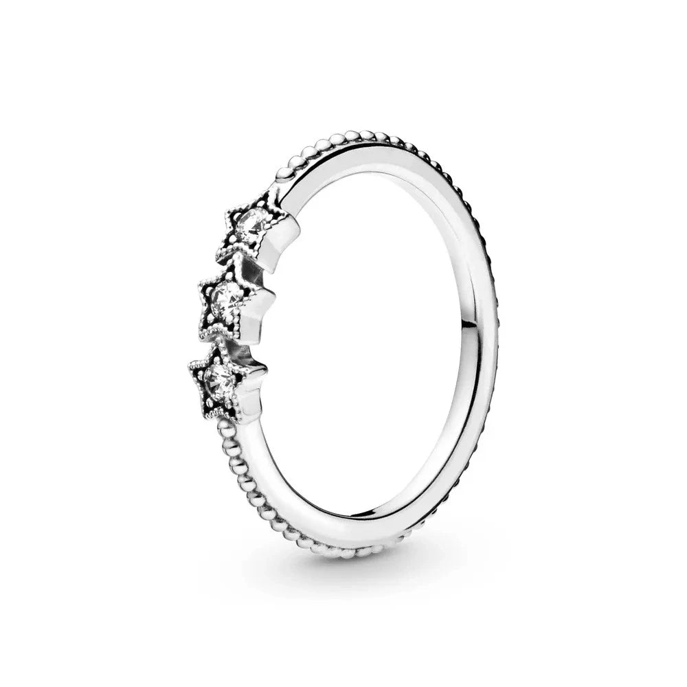 Shining Sun & Moon Ring – 925 Sterling Silver Celestial Ring for Women, Classic Everyday Jewelry Gift