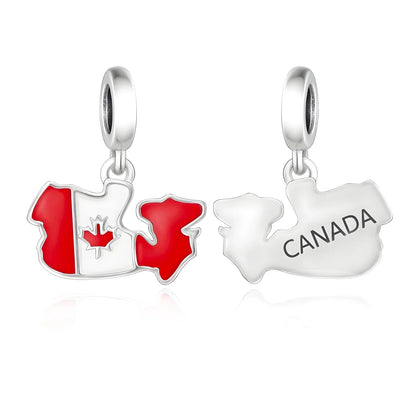 Canada Country Charm Bracelet: Pandora Travel Charms