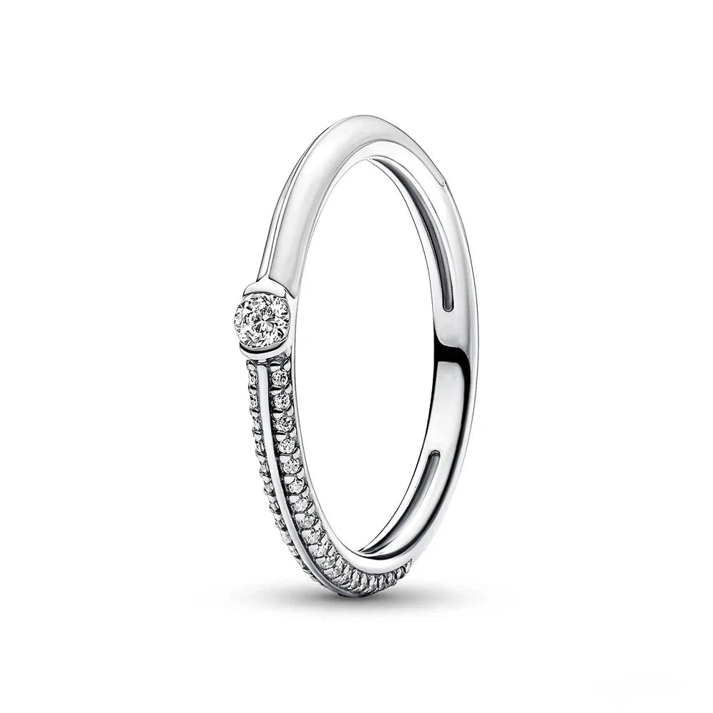 Shining Sun & Moon Ring – 925 Sterling Silver Celestial Ring for Women, Classic Everyday Jewelry Gift