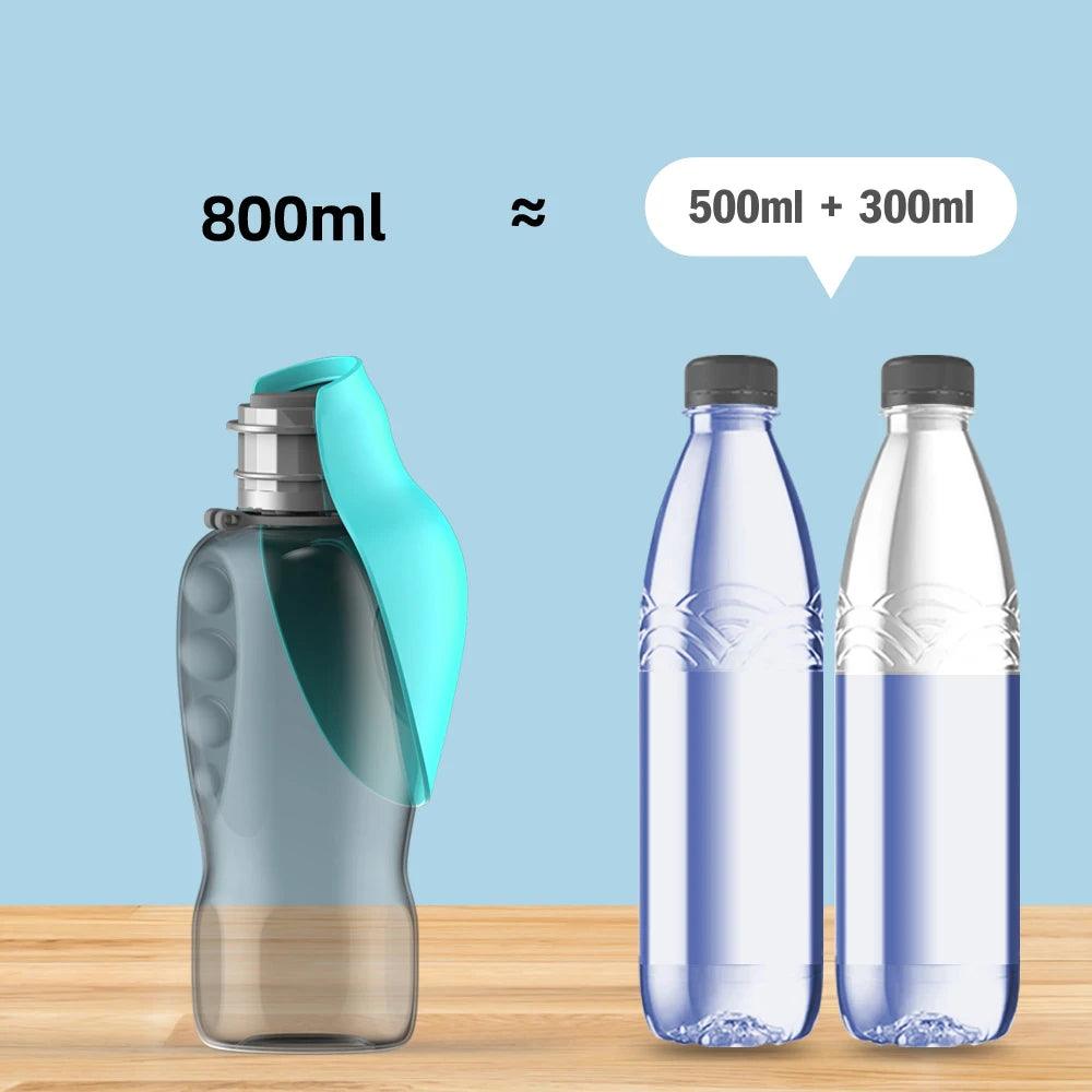 Portable Pet Water Bottle - Travel tumbler for Small to Large Dogs