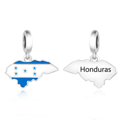 Honduras Charm Bracelet: Pandora Travel Charms