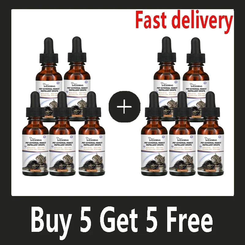 Pets Anti-Flea Drops: Insecticides Remover Spray remove fleas or lice