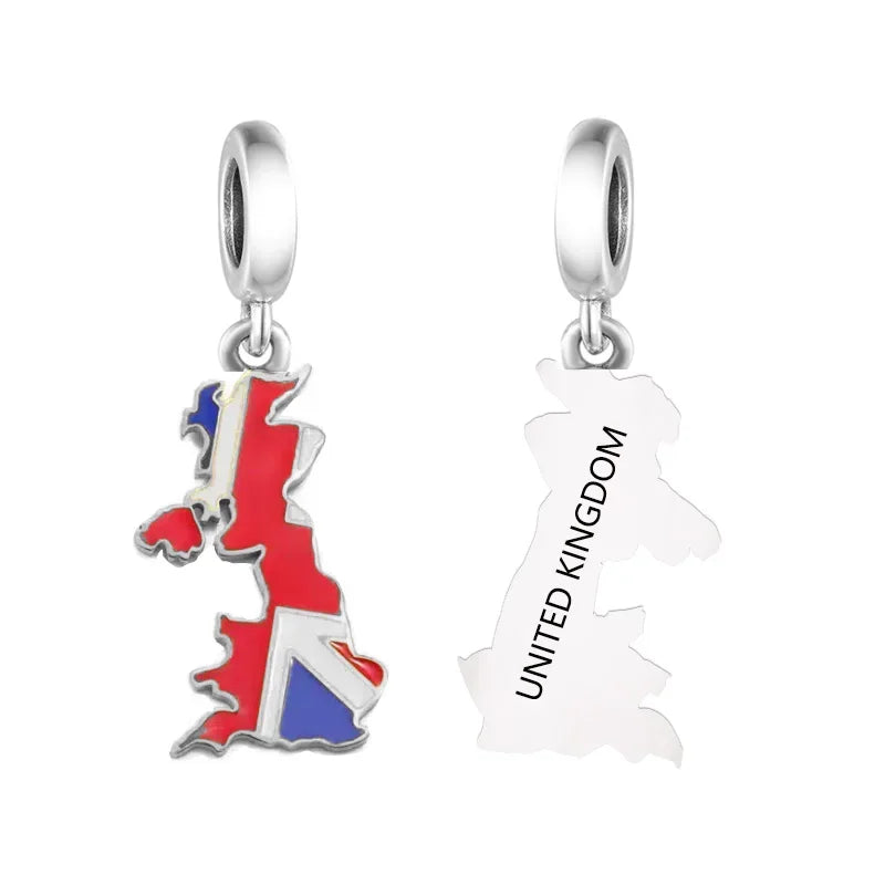 UK Country Charm Bracelet: Pandora Travel Charms