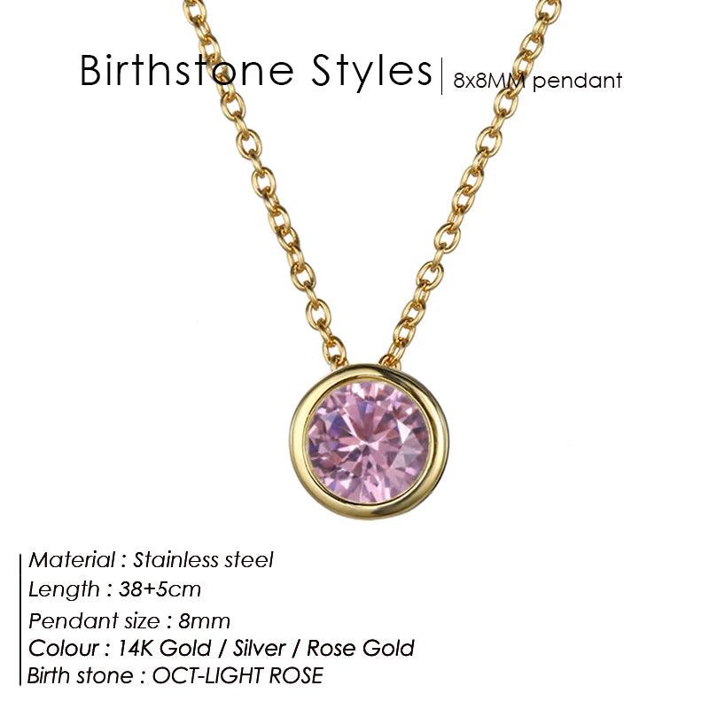 Birthstone Necklace: Designer Luxury Jewelry for Women - Heart Crafted Gifts