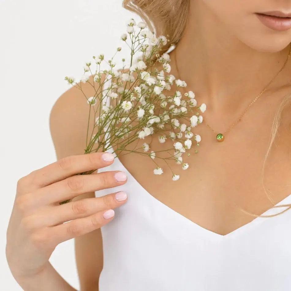 Birthstone Necklace: Designer Luxury Jewelry for Women - Heart Crafted Gifts