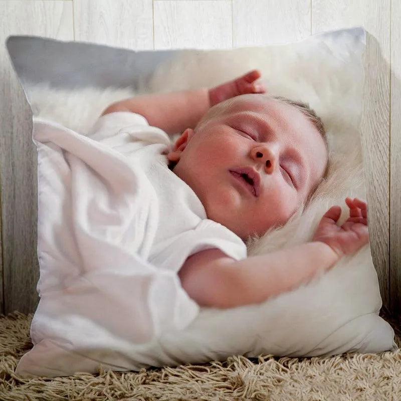 Custom Cushion Cover with Pet's Printed Pictures - Heart Crafted Gifts