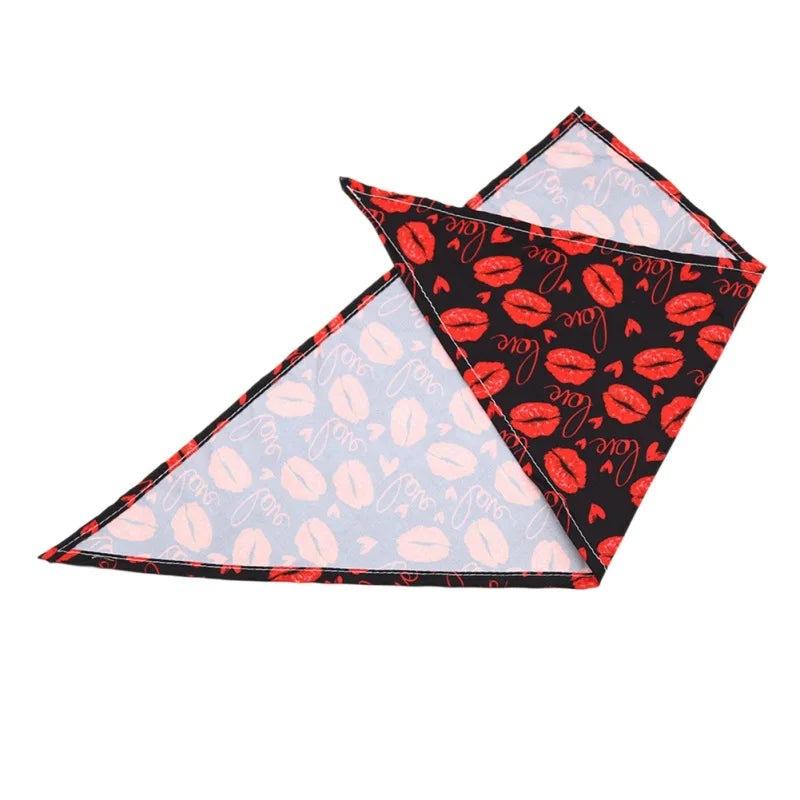 Dog/Cat Bandanas – Perfect Red Heart Pet Scarf for Pet's Fashion! - Heart Crafted Gifts