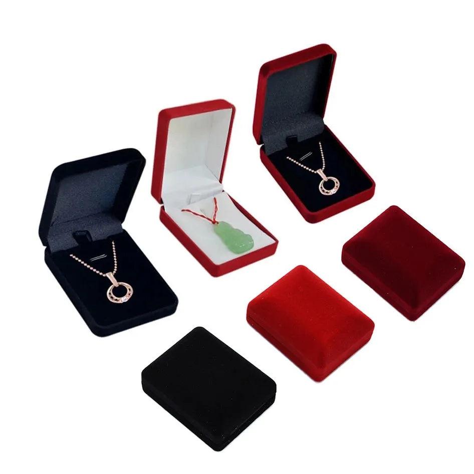 Elegant Embrace: Velvet Jewelry Gift Box - Heart Crafted Gifts