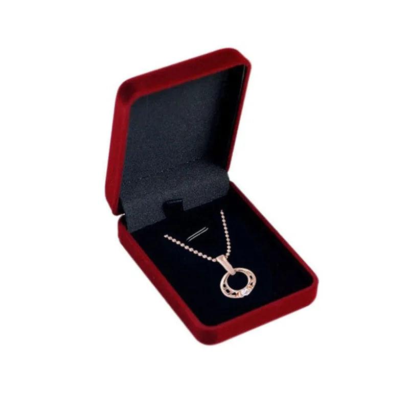 Elegant Embrace: Velvet Jewelry Gift Box - Heart Crafted Gifts