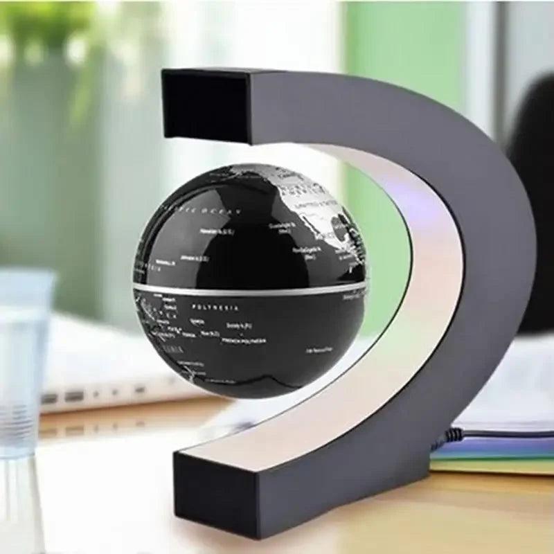 Enchanting Levitating Globe: LED World Map Antigravity Lamp - Heart Crafted Gifts