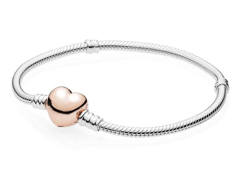 Pandora Inspired Sterling Silver Bracelet at Heart Crafted Gifts