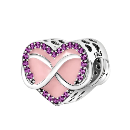 Pink Heart Pandora Family Charms Forever | Heart Crafted Gifts