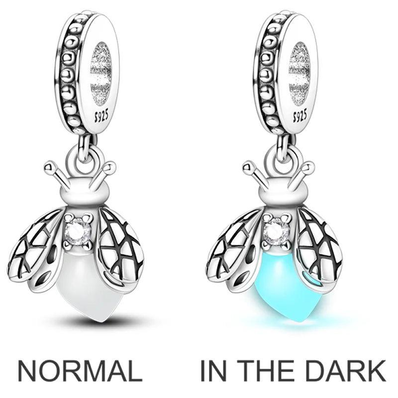 Pandora Glow in the Dark Bee Charm in Silver - Heart Crafted Gifts