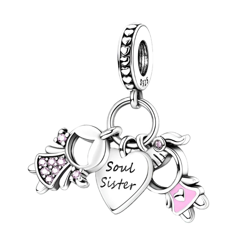 Soul Sister Pandora Family Charms - Heart Crafted Gifts