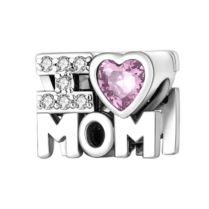 Pandora I Love Mom Charm - Heart Crafted Gifts