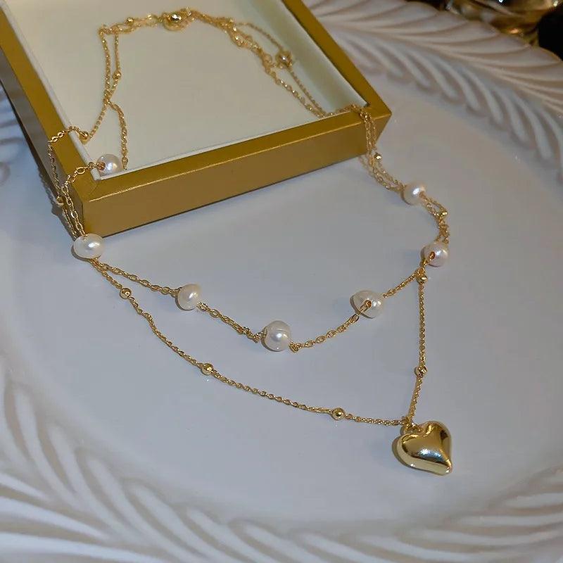 Fashion Necklace: Single and Double-layered Pendant Necklace Designs - Heart Crafted Gifts
