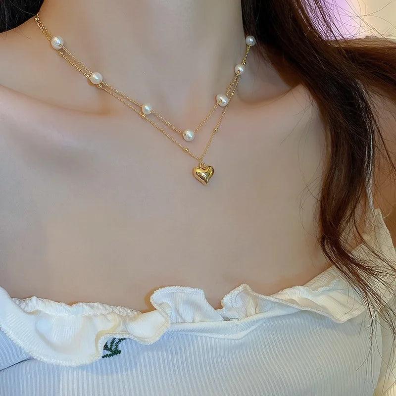Fashion Necklace: Single and Double-layered Pendant Necklace Designs - Heart Crafted Gifts
