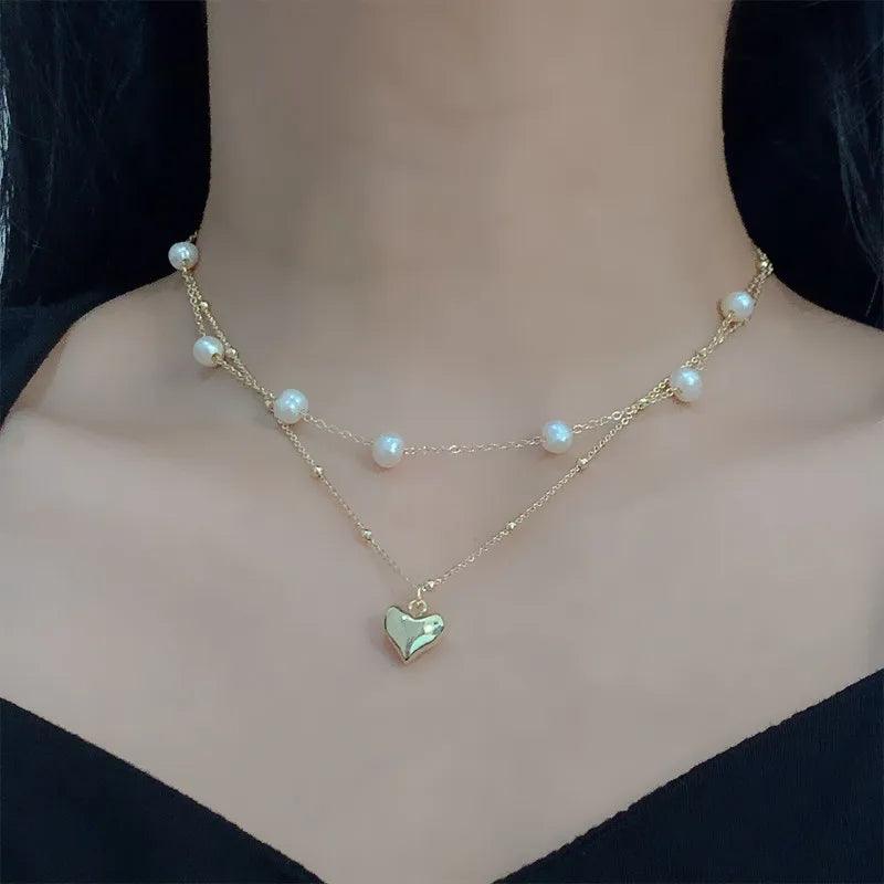 Fashion Necklace: Single and Double-layered Pendant Necklace Designs - Heart Crafted Gifts