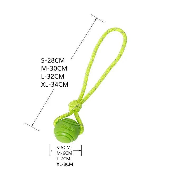 Indestructible Chew Ball for Small, Medium & Large Dogs - Heart Crafted Gifts