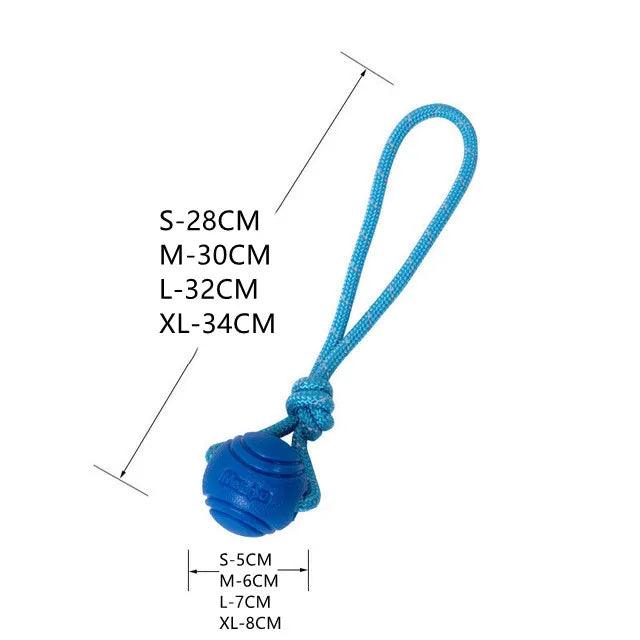 Indestructible Chew Ball for Small, Medium & Large Dogs - Heart Crafted Gifts