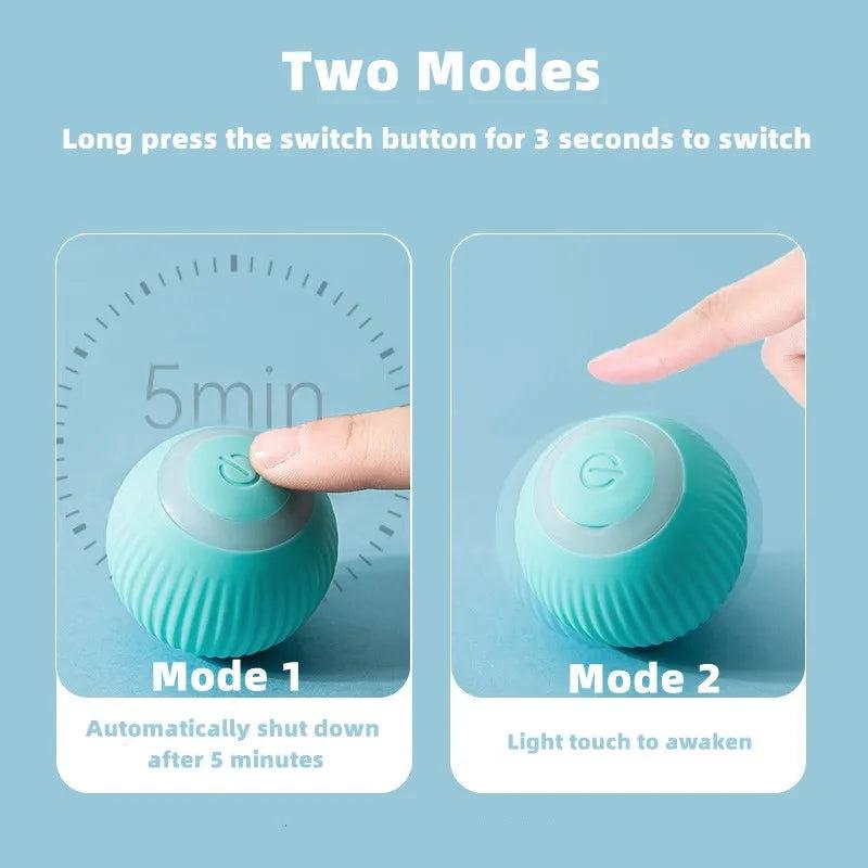 Interactive Electric Cat Ball: Smart Self-Moving Toy - Heart Crafted Gifts