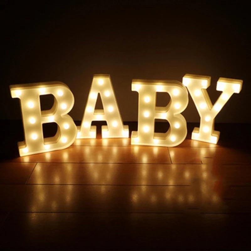 LED Number Lamp: Luminous Decor - Heart Crafted Gifts