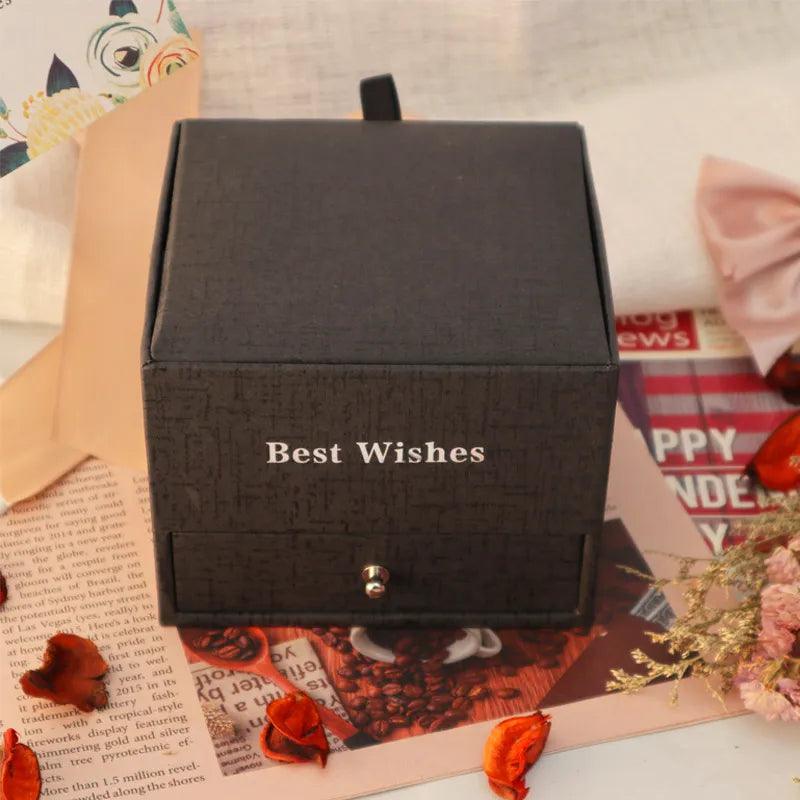 Luxury Jewelry Gift Box with roses for your jewelry gifts - Heart Crafted Gifts