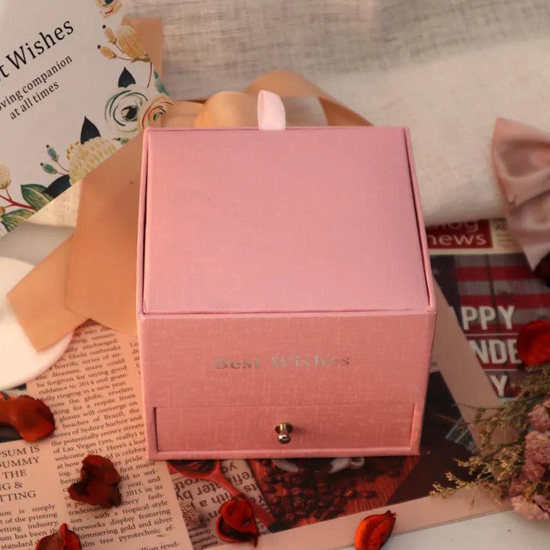 Luxury Jewelry Gift Box with roses for your jewelry gifts - Heart Crafted Gifts