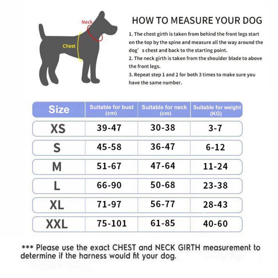 Personalized Dog Harness ID: No Pull Reflective Vest - Heart Crafted Gifts