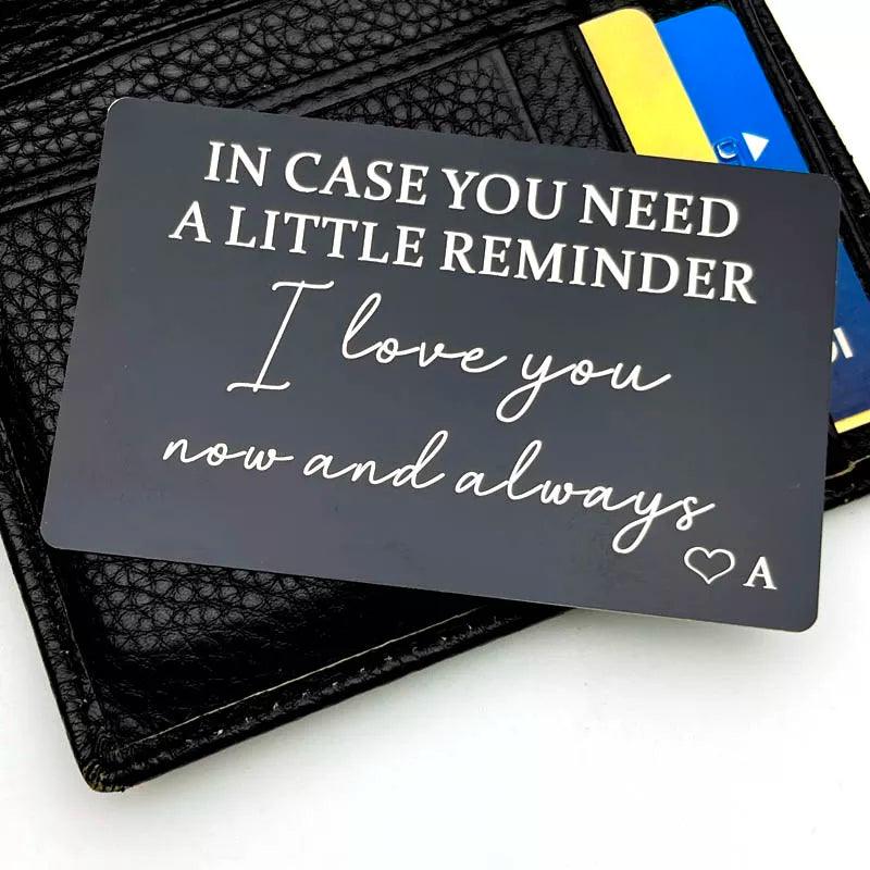Personalized Wallet Insert