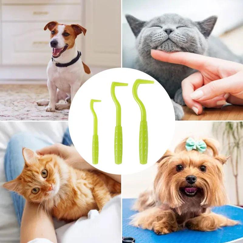 Pet Flea & Tick Removal Hook: 3-piece Value Pack - Heart Crafted Gifts
