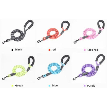Pet Leash with Reflective & Comfortable Handle - Heart Crafted Gifts