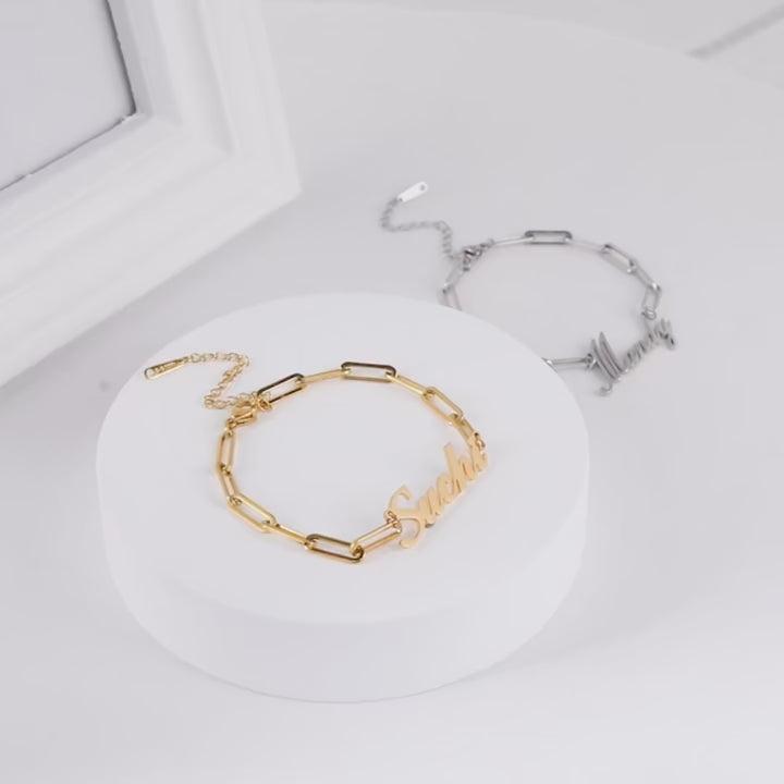 Custom Name Bracelet: Personalized Jewelry | Heart Crafted Gifts