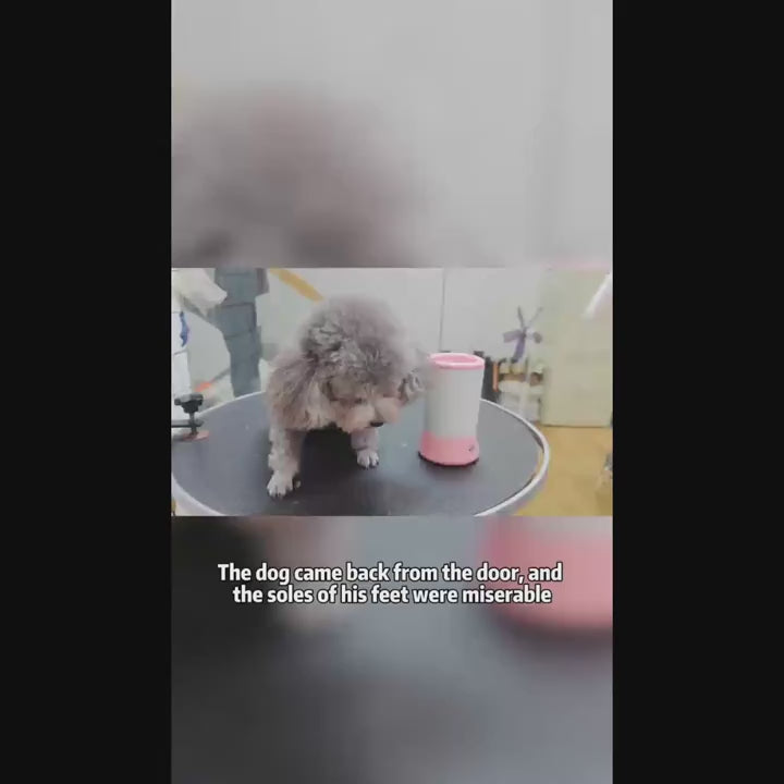 Electric Dog Paw Cleaner & Massager – soft silicone Automatic USB Rechargeable spotless