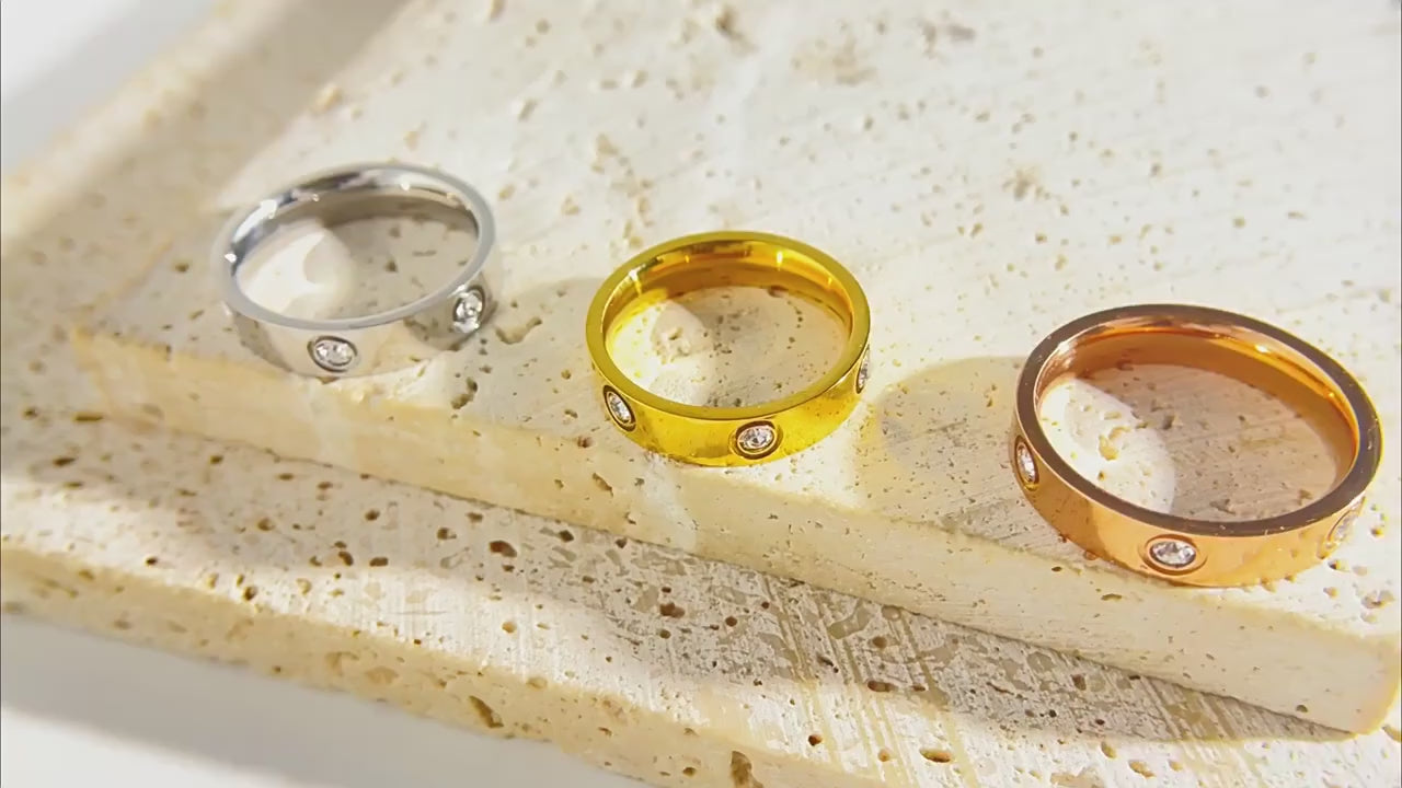 Love screw ring hot sale