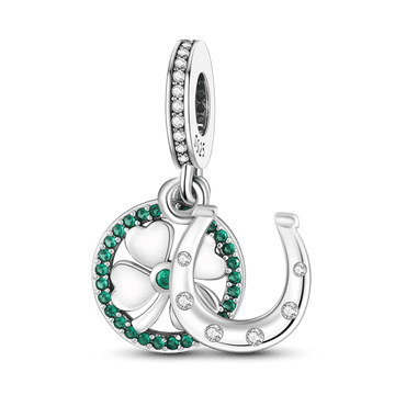 Horseshoe Clover Charms for Pandora Bracelets & Necklaces at Heart Crafted Gifts