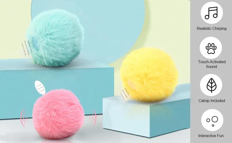 Smart Interactive Plush Ball for Cats and Dogs - Heart Crafted Gifts
