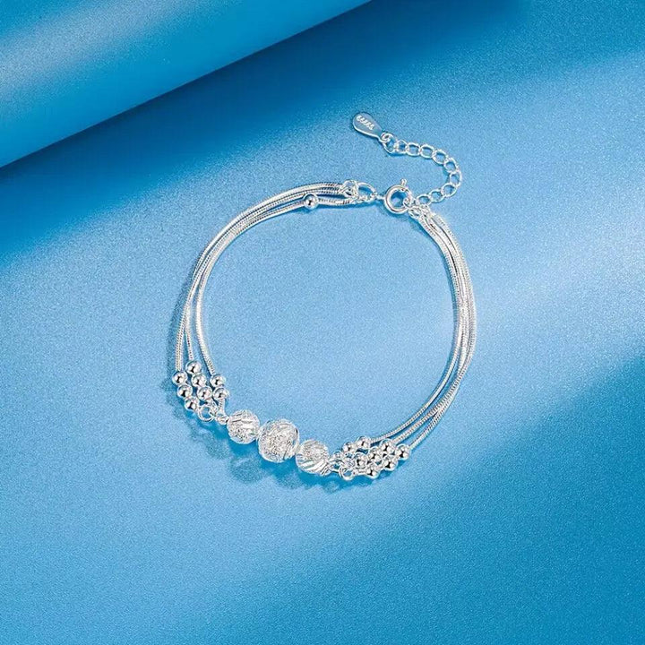 Silver Beads Bracelet