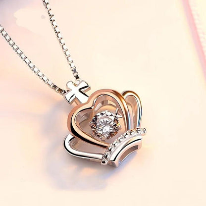Uniquely Designed Gift for your Bestie - Crown Necklace with Loving Message - Heart Crafted Gifts