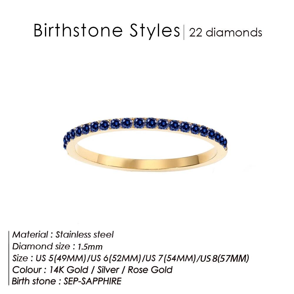 Buy Birthstone Latest Gold Rings for Women at Heart Crafted Gifts