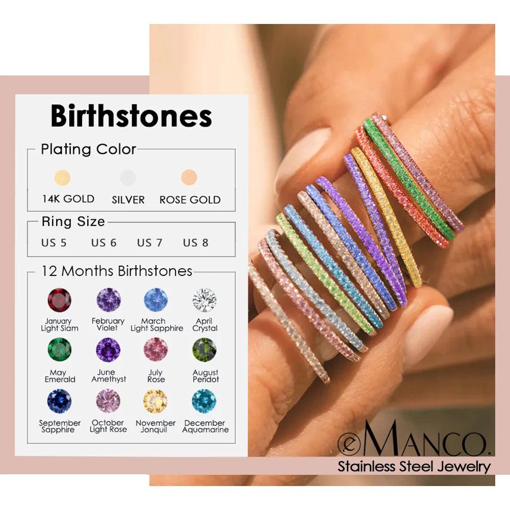 Buy Birthstone Latest Gold Rings for Women at Heart Crafted Gifts